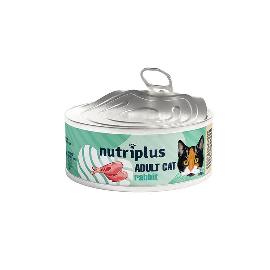 NUTRIPLUS GATOS COMIDA HUMEDA ADULTO CONEJO 85 GR