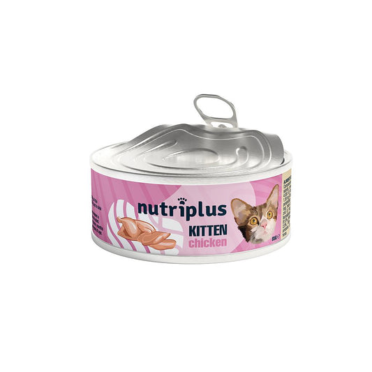 NUTRIPLUS GATOS COMIDA HUMEDA KITTEN POLLO 85 GR